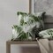 Green Stain Resistant Performance Pet Friendly Leaves Botanical Print Upholstery Fabric by The Yard - SKU: Peterson Fern
